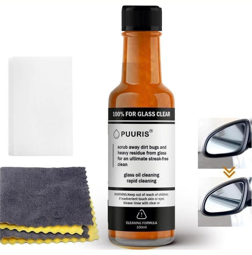Glass Cleaning Agent (Stain remover and Water repellent)